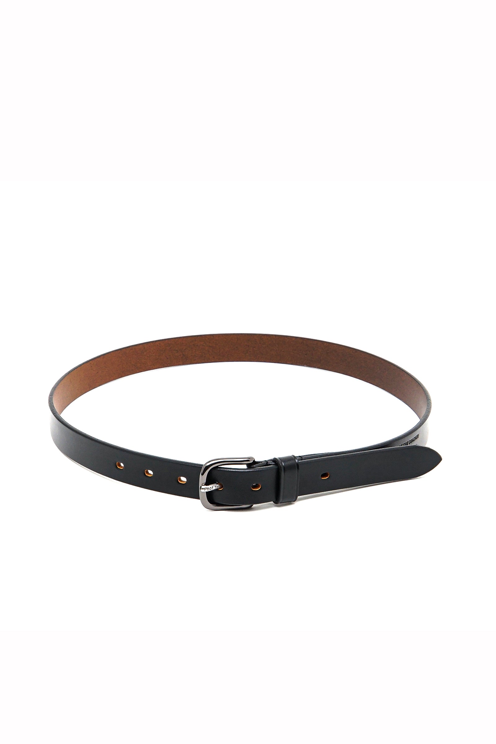 Foot the Coacher 本革ベルト シルバーバックル 黒 80cm