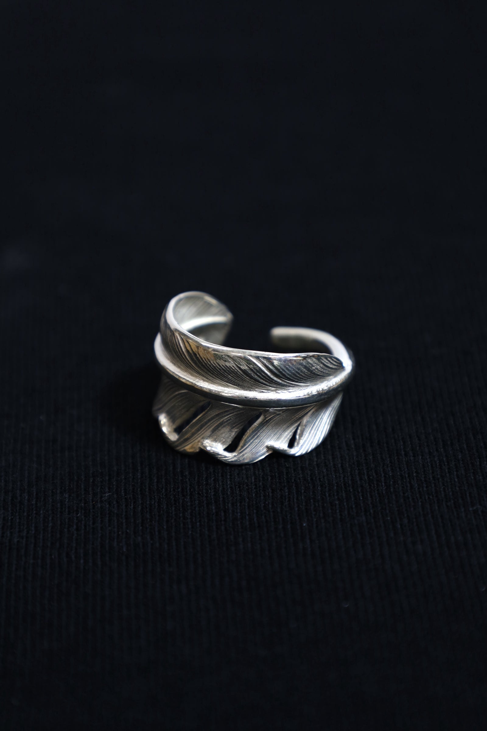 SUNSHINE STUDIO / Feather Ring -L – redtriangle
