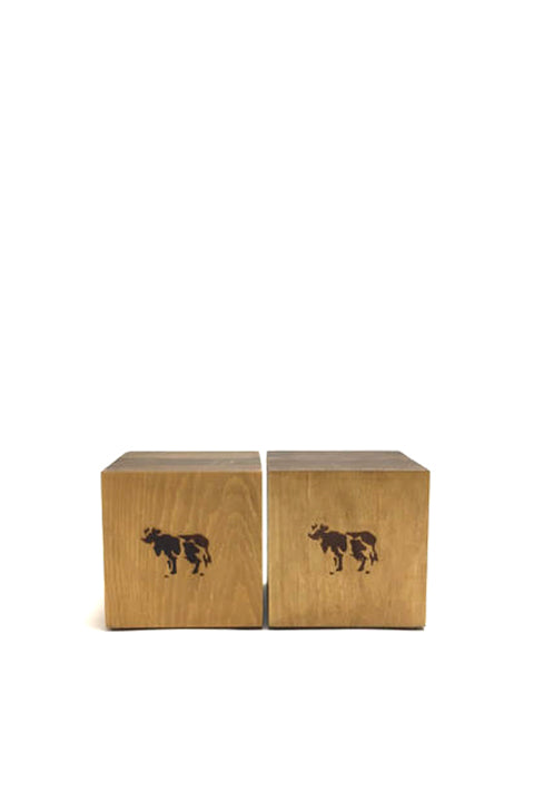 COW BOOKS/Bookends Small – redtriangle