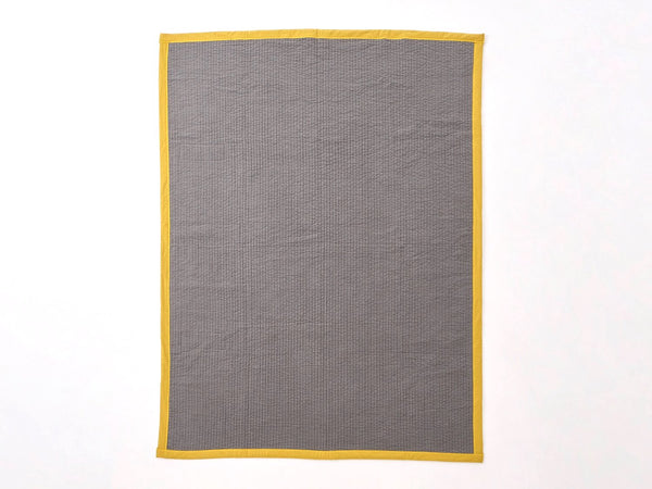 Horse Blanket Research / Padded Blanket-Charcoal/ Mustard
