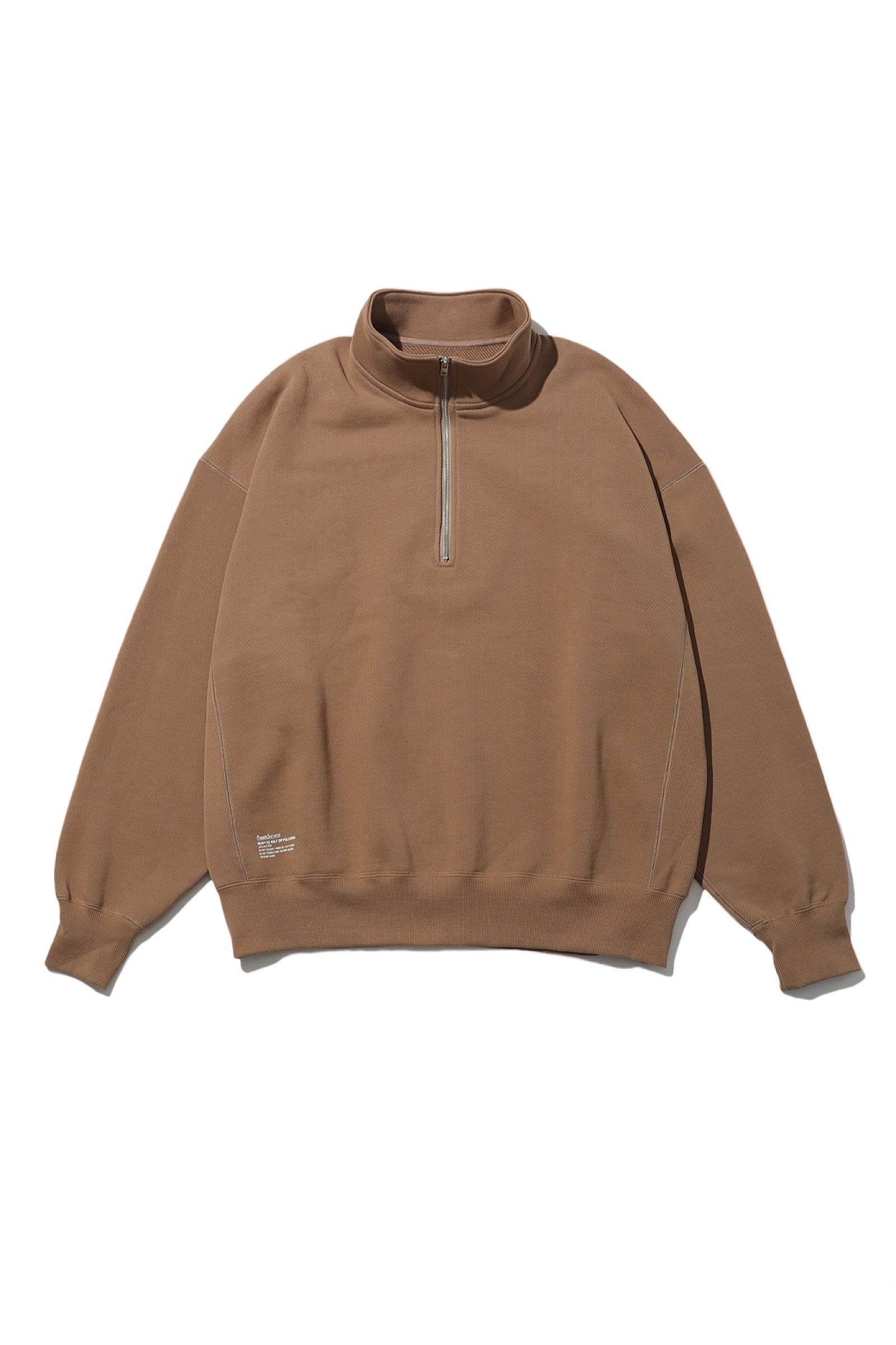 FreshService / Heavy Oz Half Zip Pullover - Coyote – redtriangle