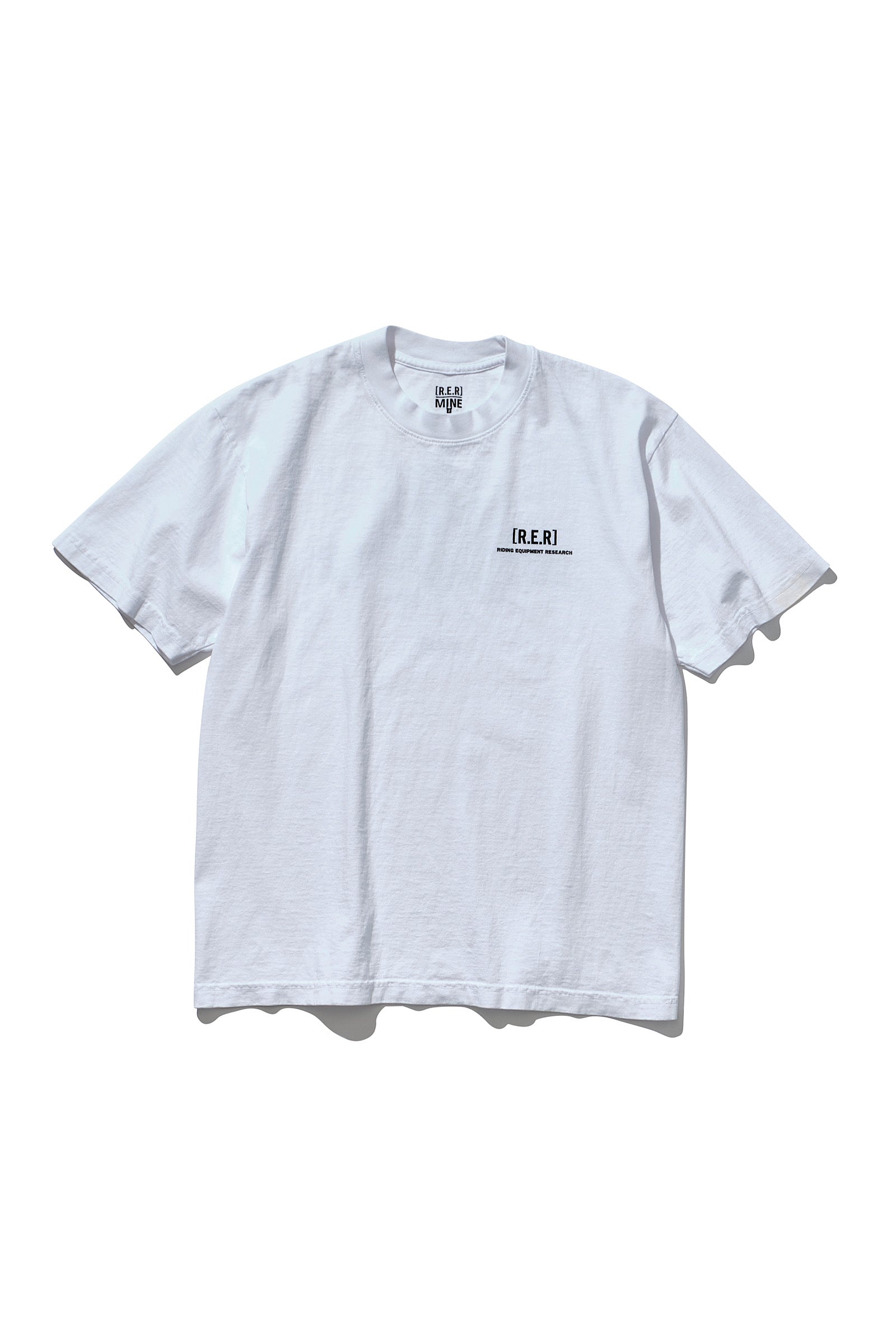 Riding Equipment Research / Logo Tee (MINE) - RER187/WHT – redtriangle