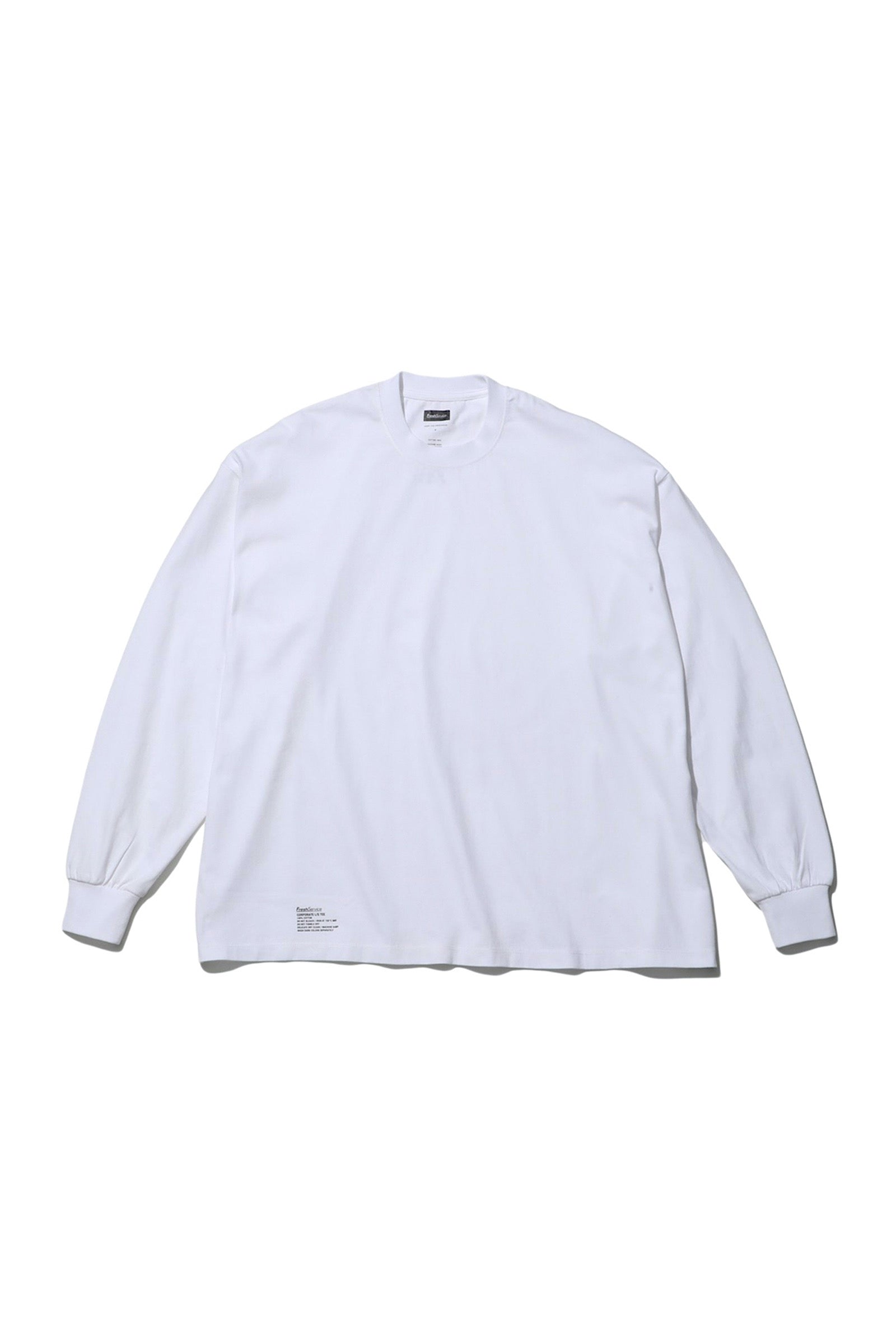 Fresh Service / 2-PACK CORPORATE L/S TEE - WHITE – redtriangle