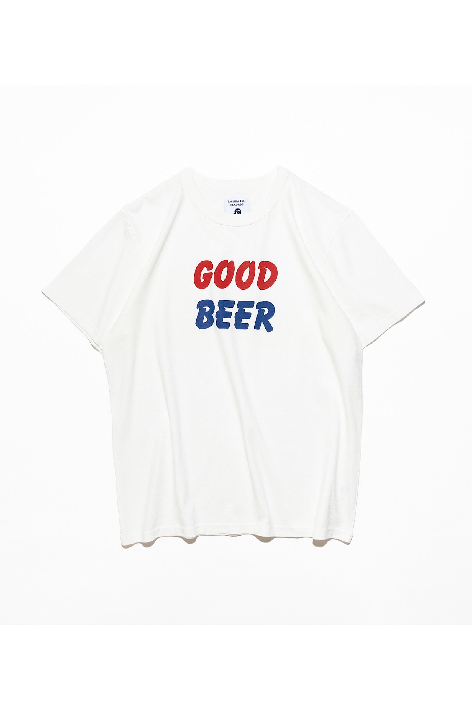 TACOMA FUJI RECORDS /GOOD BEER Tee designed by Jerry UKAI
