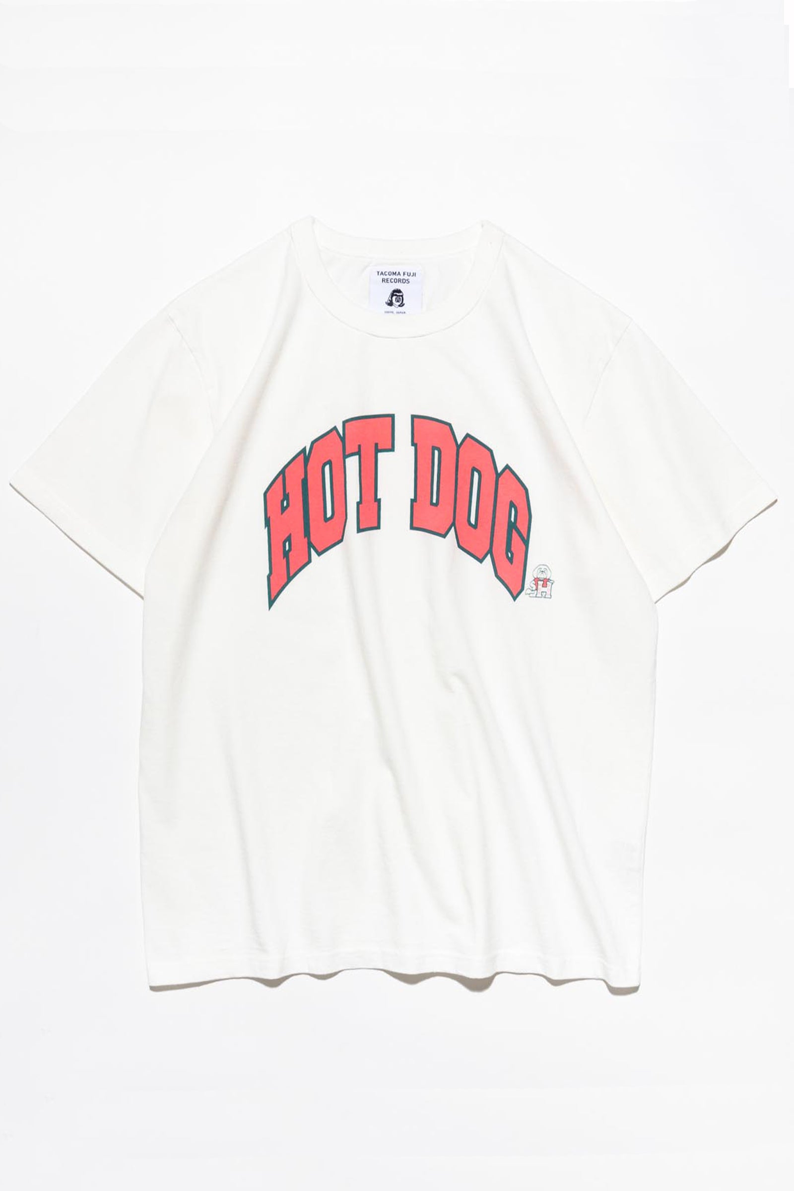 TACOMA FUJI RECORDS /HOT DOG COLLEGE LOGO designed by