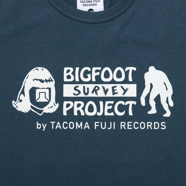 TACOMA FUJI RECORDS /BIGFOOT SURVERY PROJECT LOGO Tee designed by Jerry UKAI