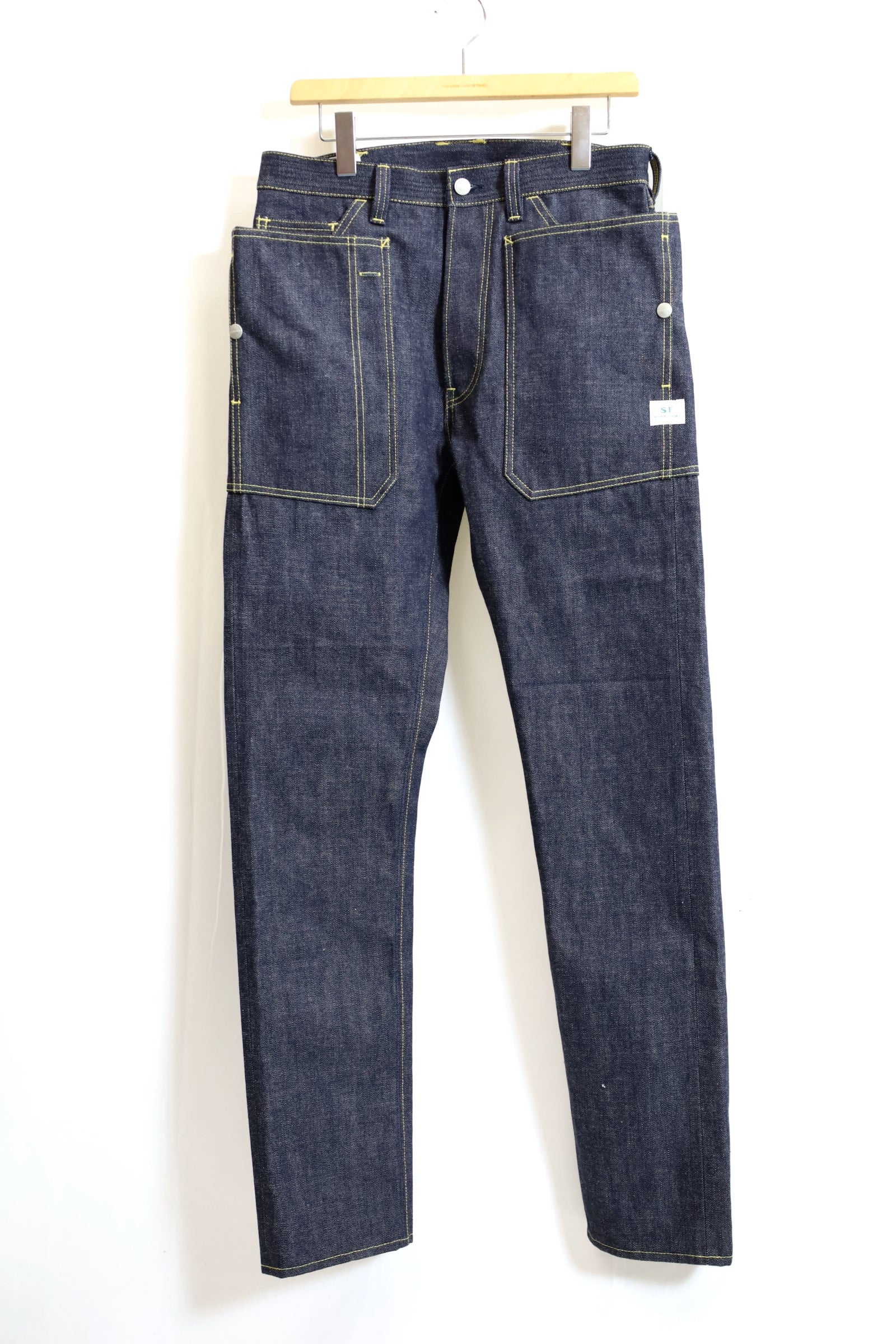 セール 一番安い SASSAFRAS / FALL LEAF R SPRAYER PANTS (14oz Denim) – redtriangle パンツ