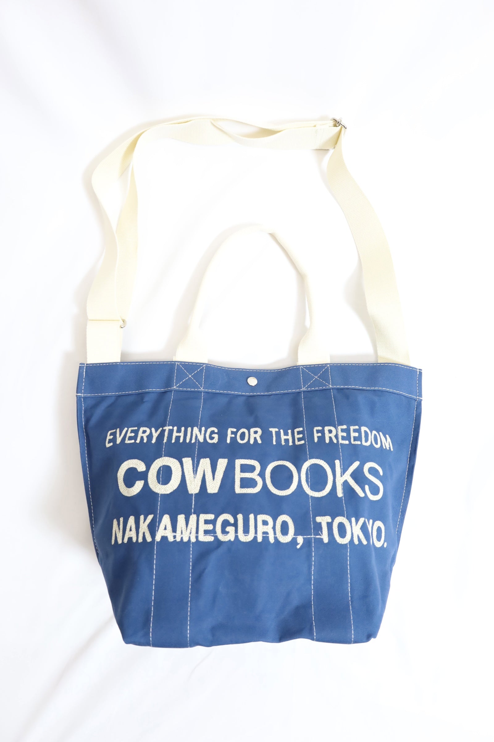 COW BOOKS/Bucket Shoulder-Indigo×Ivory – redtriangle