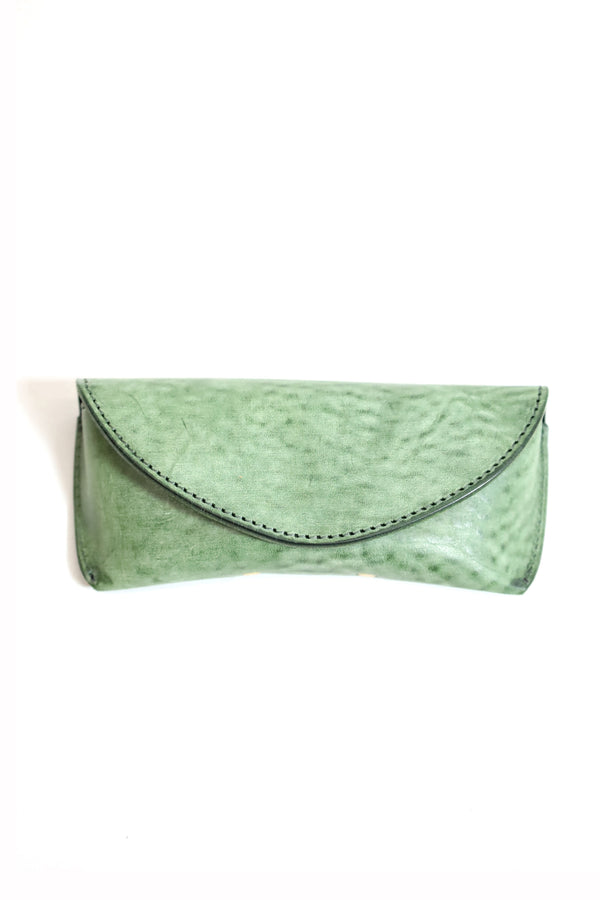 Re-ACT / Alaska Leather Glasses Case - Green
