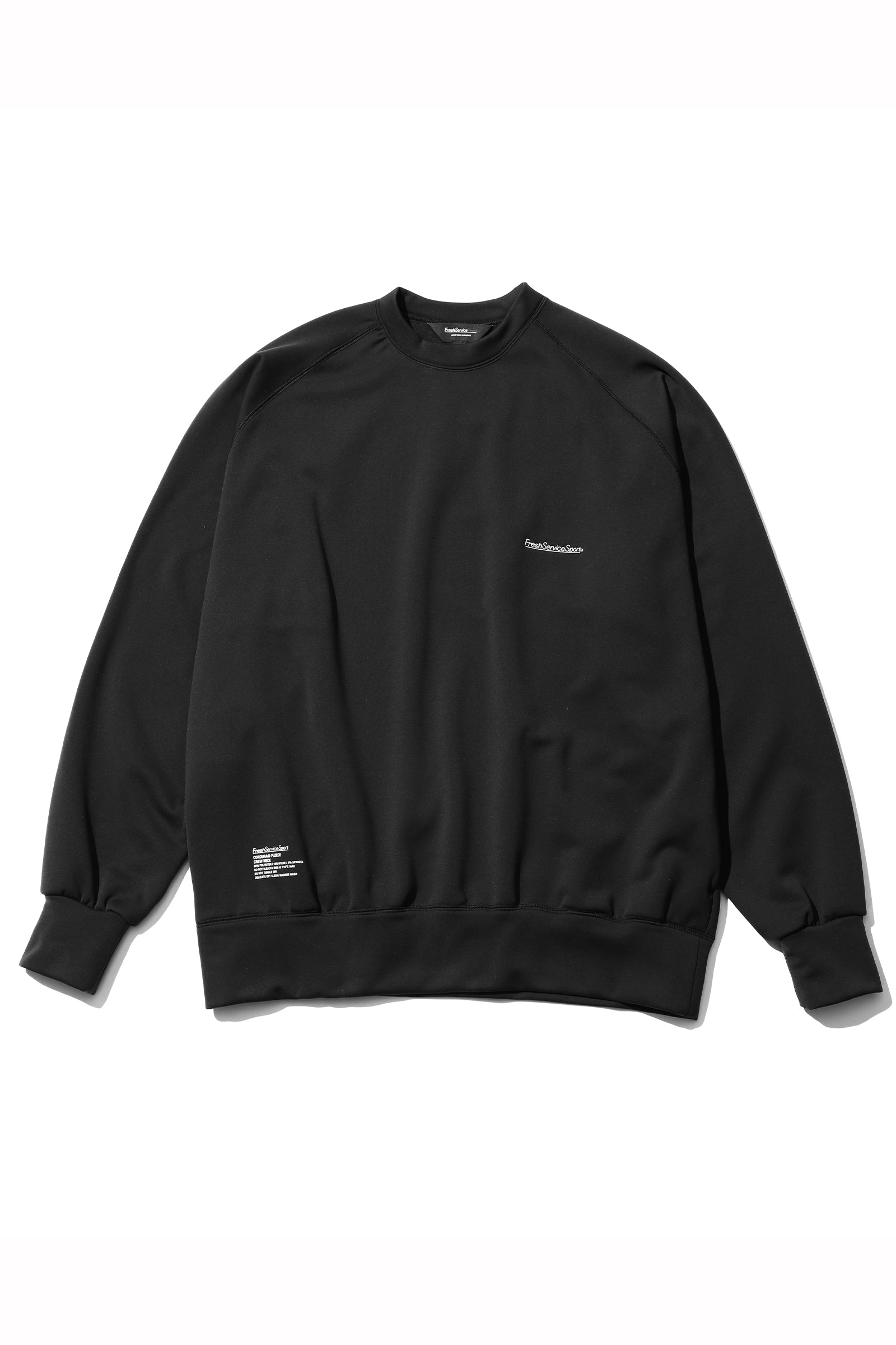 FreshService Sport/ CORDURA®️FLEECE CREW NECK - BLACK – redtriangle