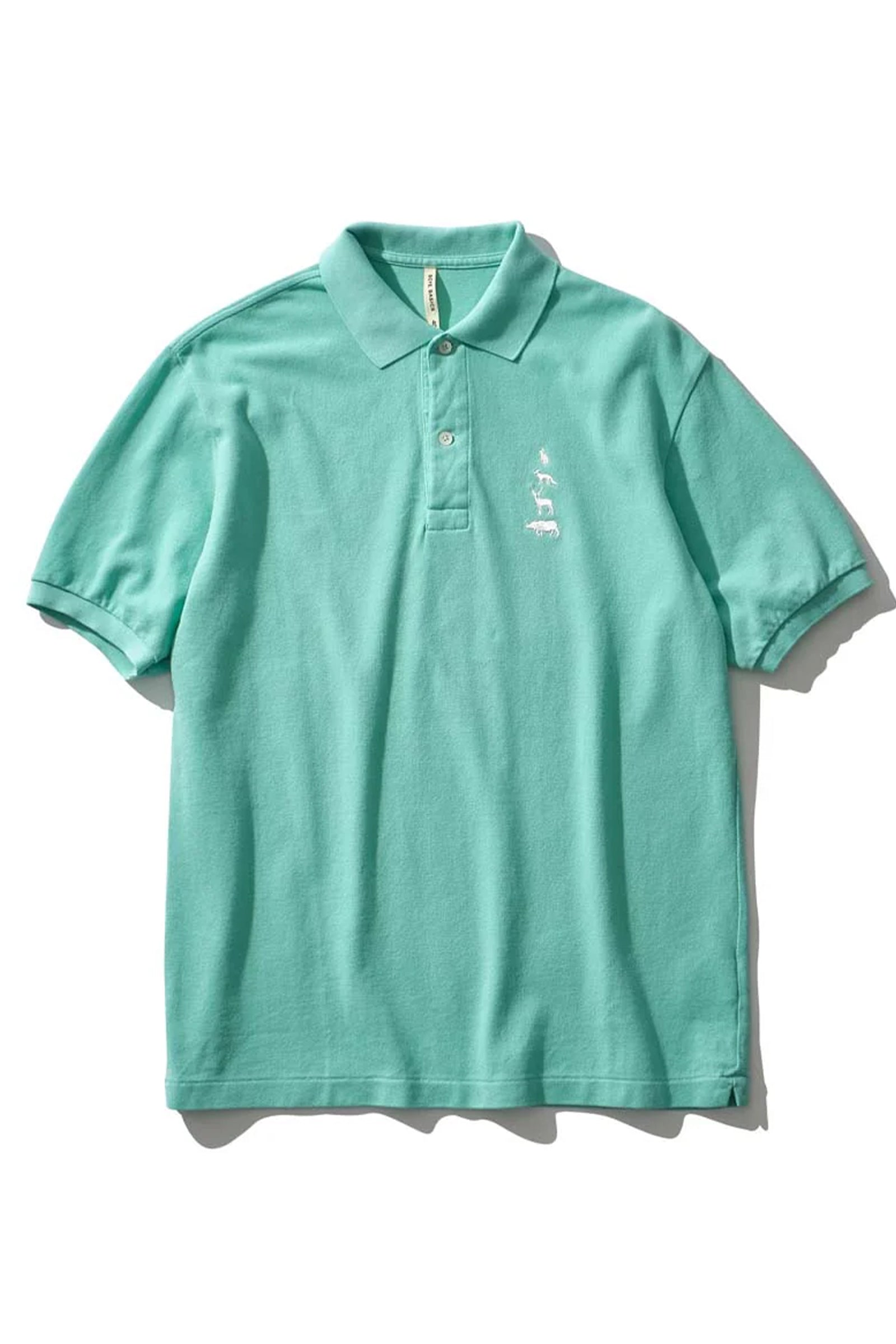 MOUNTAIN RESEARCH Animal Polo 動物刺繍　ポロシャツ Mountain Research / Animal Polo Scye - Mint – redtriangle