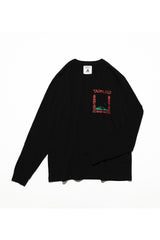 TACOMA FUJI RECORDS /  LIVE AT FILLMORE!? LS Tee designed by Hirohisa Yokoyama-Black