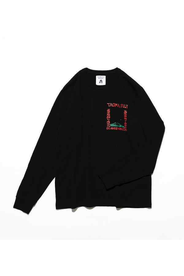 TACOMA FUJI RECORDS /  LIVE AT FILLMORE!? LS Tee designed by Hirohisa Yokoyama-Black