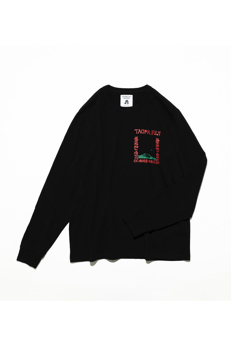 TACOMA FUJI RECORDS /  LIVE AT FILLMORE!? LS Tee designed by Hirohisa Yokoyama-Black