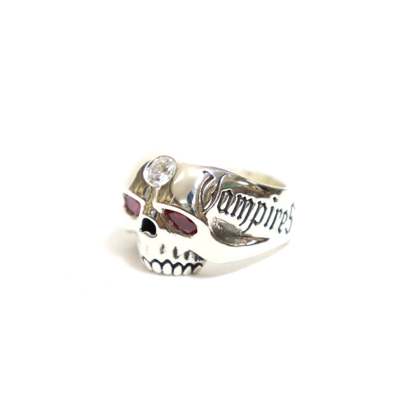 FLASH POINT / HOLLYWOOD VAMPIRES SKULL RING : CHARCOAL*GREEN