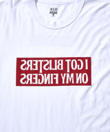 Riding Equipment Research / Reverse Logo Tee (MINE) - White*Red