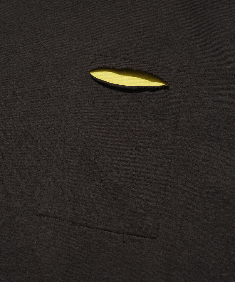 Mountain Folks Tailoring /W-Neck Tee - Brown