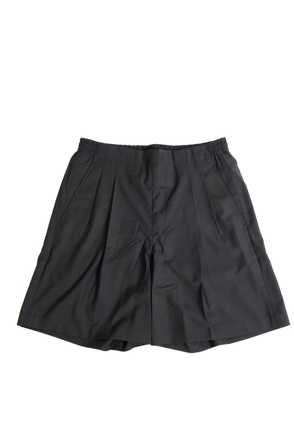 alvana / Wrinkle Proof Easy Shorts-Black
