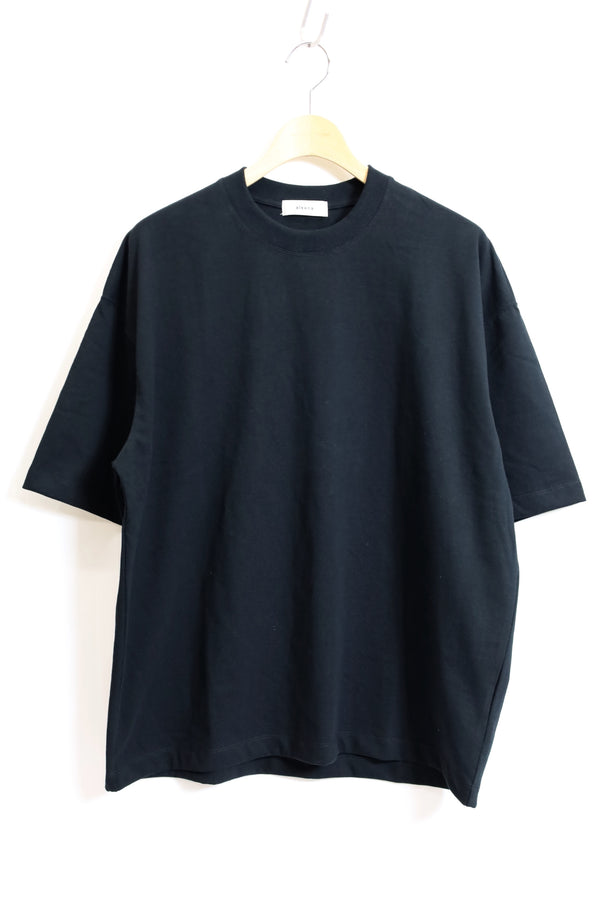 alvana / 空紡 S/S Tee Shirts-Black