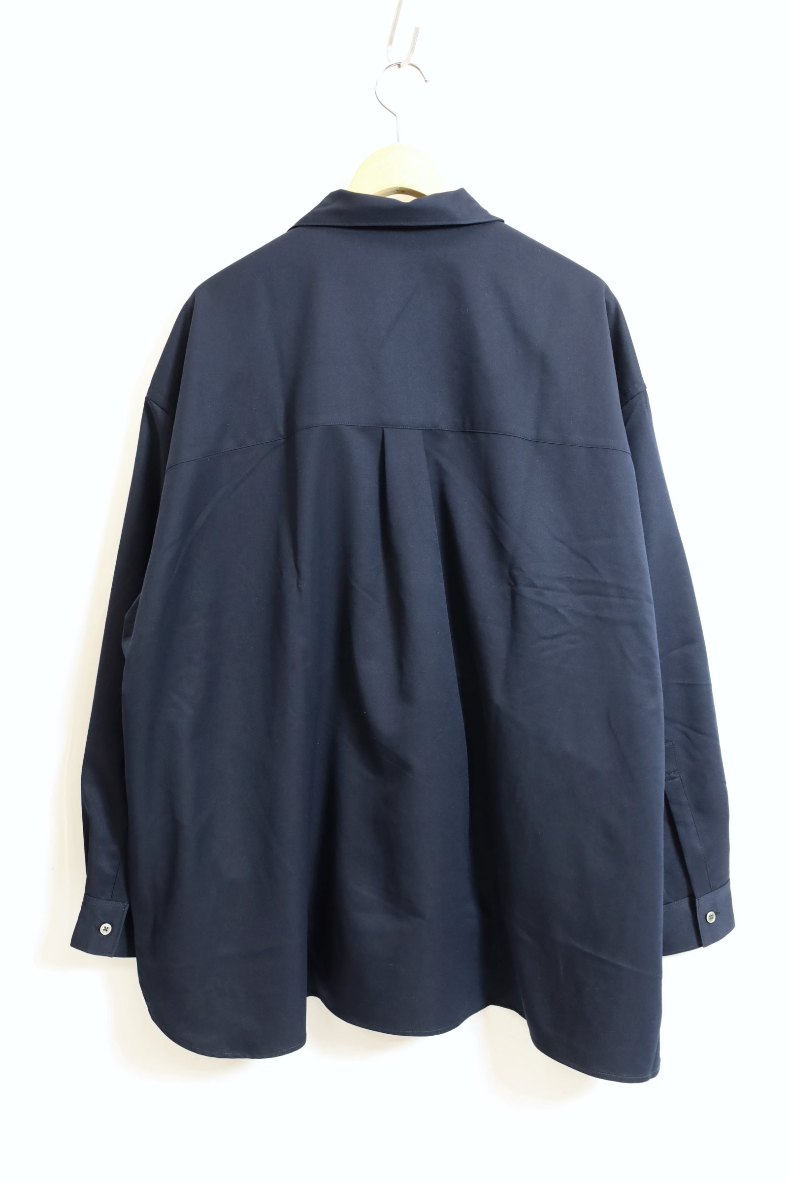 Fresh Service / COOLFIBER OPEN COLLAR L/S SHIRT - Navy – redtriangle