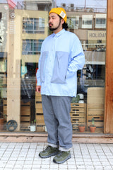 White Mountaineering / Shirt With Large Pockets-Blue