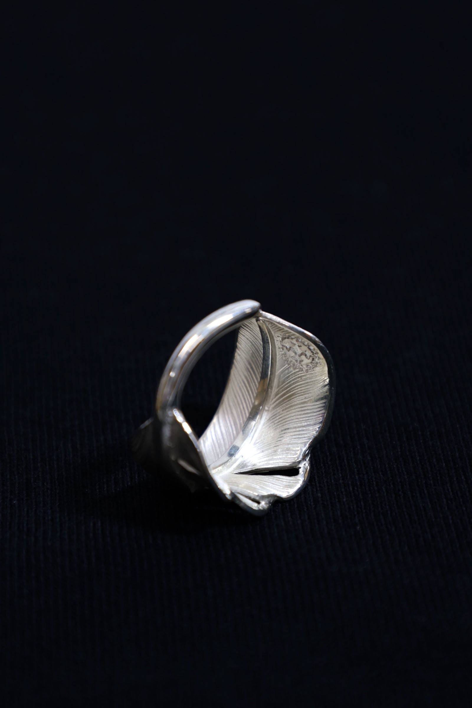 SUNSHINE STUDIO / Feather Ring -L – redtriangle