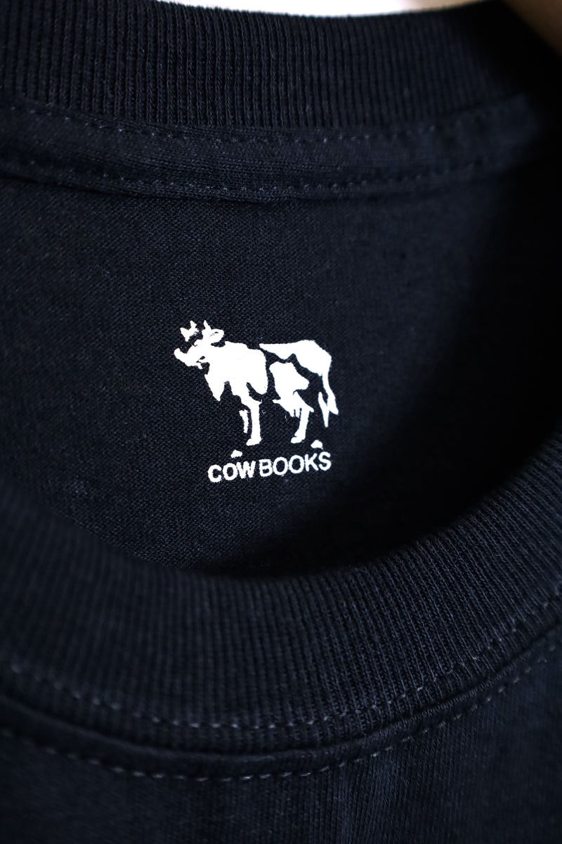 COW BOOKS / Book Vendor T-shirts-Black×Ivory