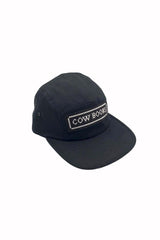 COW BOOKS / Jet Cap (Cross-stitch Logo Wappen)-Black/Black