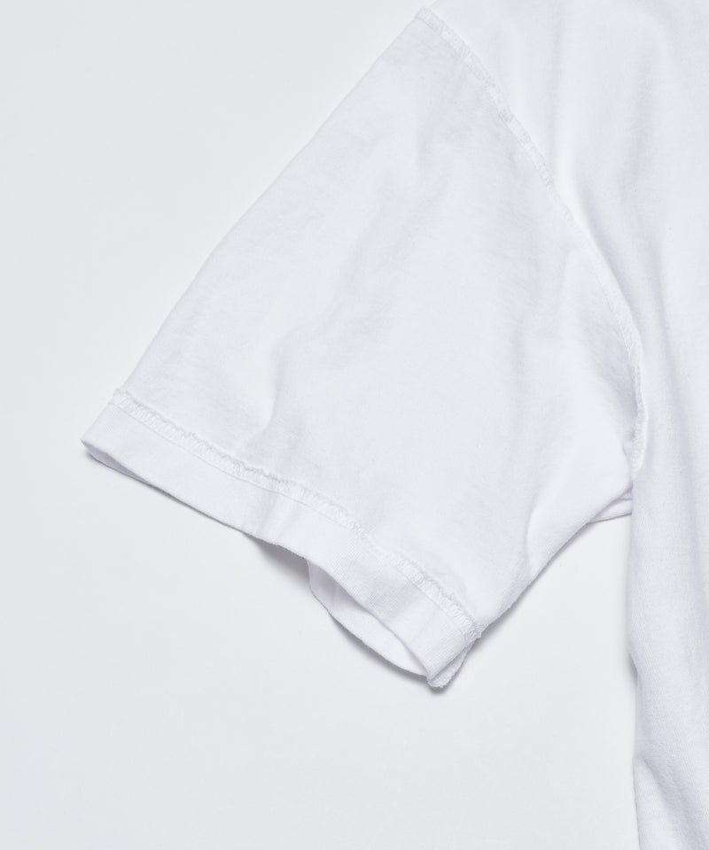 Riding Equipment Research / Logo Tee (MINE) - RER190/White*D.PINK