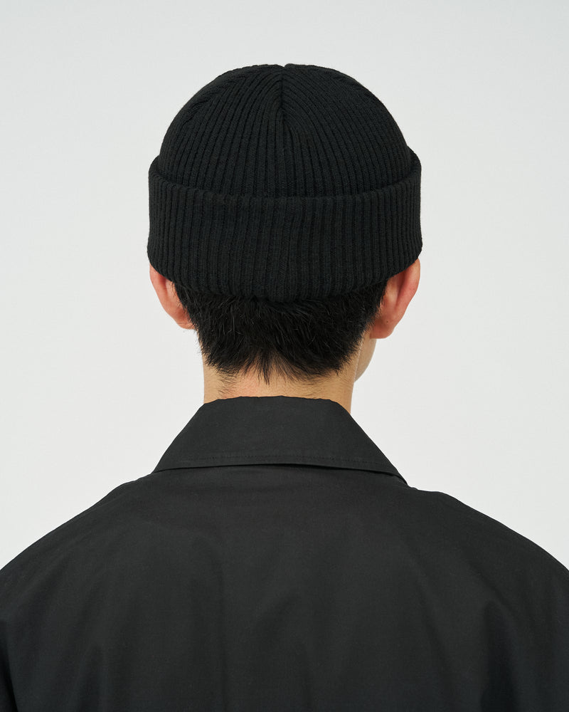 Fresh Service / THERMAL RIB KNIT WATCH CAP - BLACK