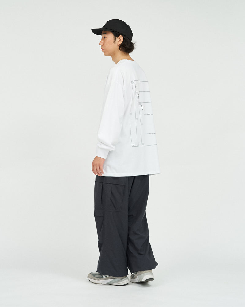 Fresh Service / AS×FS CORPORATE L/S TEE “A-SERIES” - WHITE