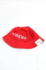 nNOo / WONDER Bucket Hat Red Why Flocky Print