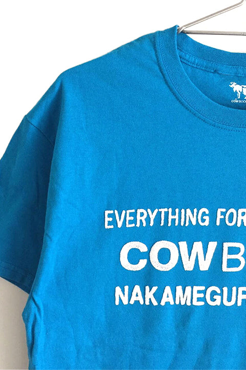 COW BOOKS / Book Vendor T-shirts-Blue×White