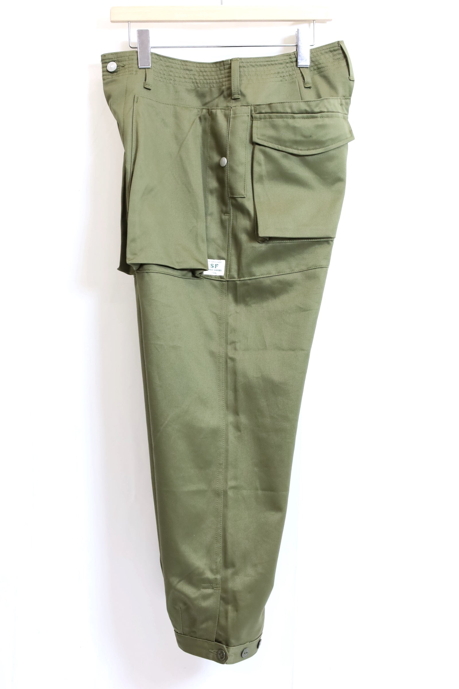 SASSAFRAS / Digs Crew Pants 4/5 - 41 Chino-Olive – redtriangle