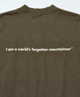 Mountain Research /Punctured Letters Tee "No Fun" - Brown