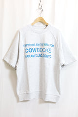 COW BOOKS / Book Vender Sweat-Tshirt-Ash×Sax