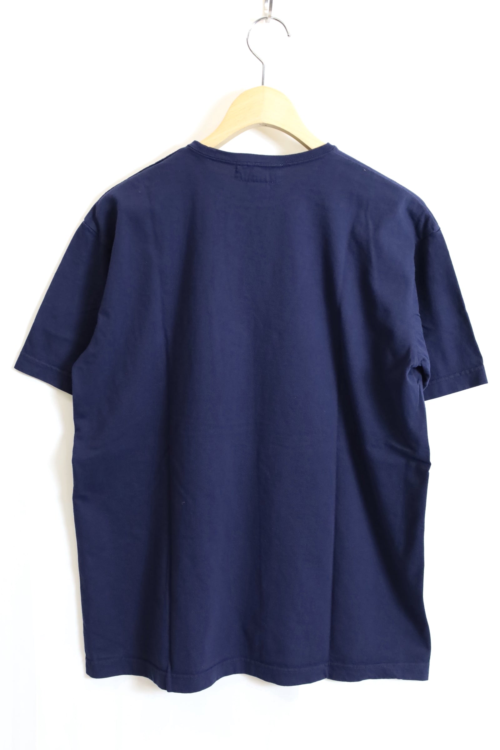 SASSAFRAS / CCP T Tag EMB 1/2-Navy – redtriangle