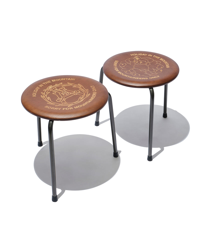 Mountain Research / Round Stool Low - HITM158（Wreath）
