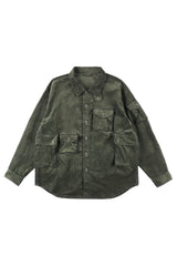 MODMNT /CORDUROY UTILITY CPO SHIRT - KHAKI