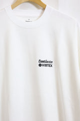 Fresh Service / VIBTEX for FreshService S/S CREW NECK TEE-White