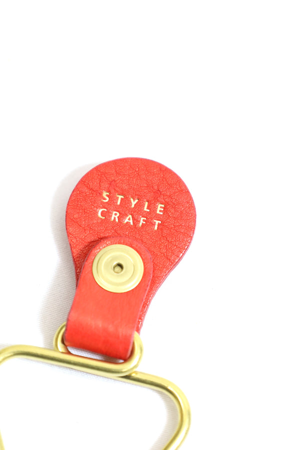 STYLE CRAFT small goods / Key Hook Triangle - Oil Peach Limited-Smark Red