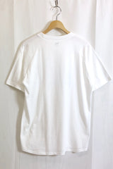 COW BOOKS / Raglan Sleeve T-shirt-White×Sax