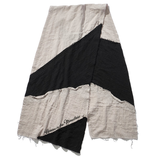 Mountain Research / Gauze Stole (long) - Black*L.Gray – redtriangle
