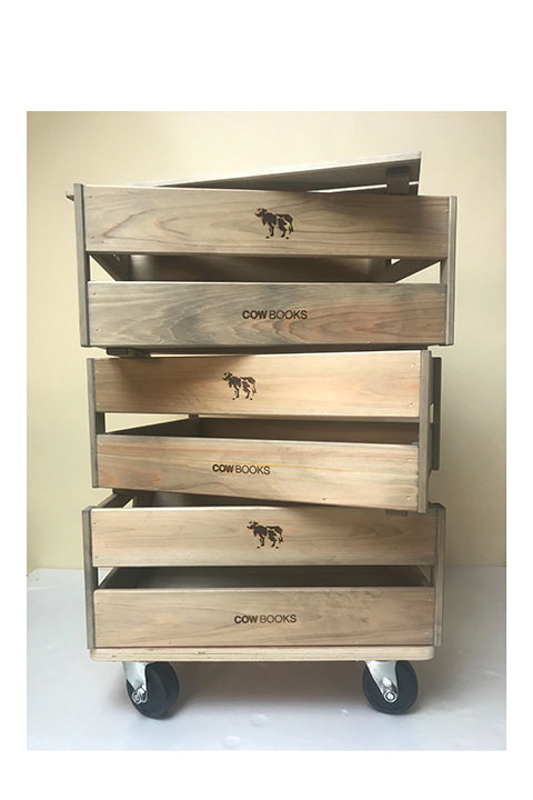 COW BOOKS / Wood Box (Three Small Set)
