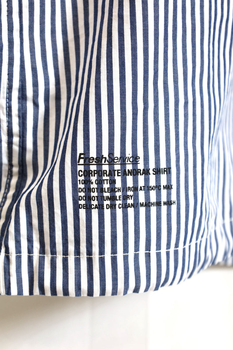 Fresh Service / Corporate Stripe Anorak Shirt