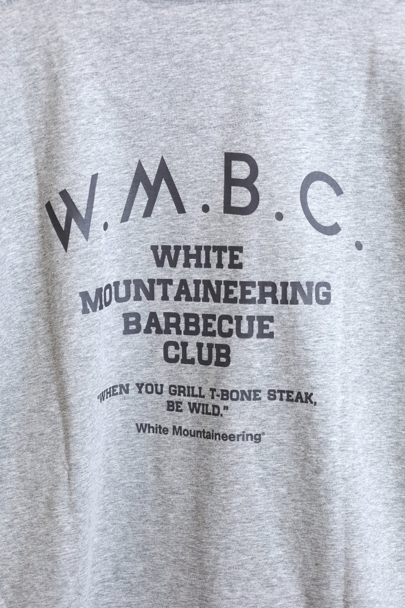 White Mountaineering / Steak T-Shirt-Light Gray