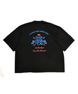 Down On The Corner / S/S D.S. Tee "Living The Good Life" - Black