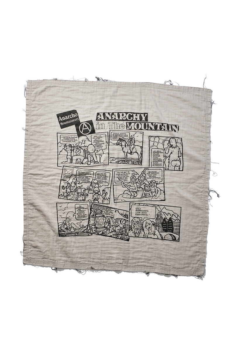 Mountain Research / Gauze Stole (square)