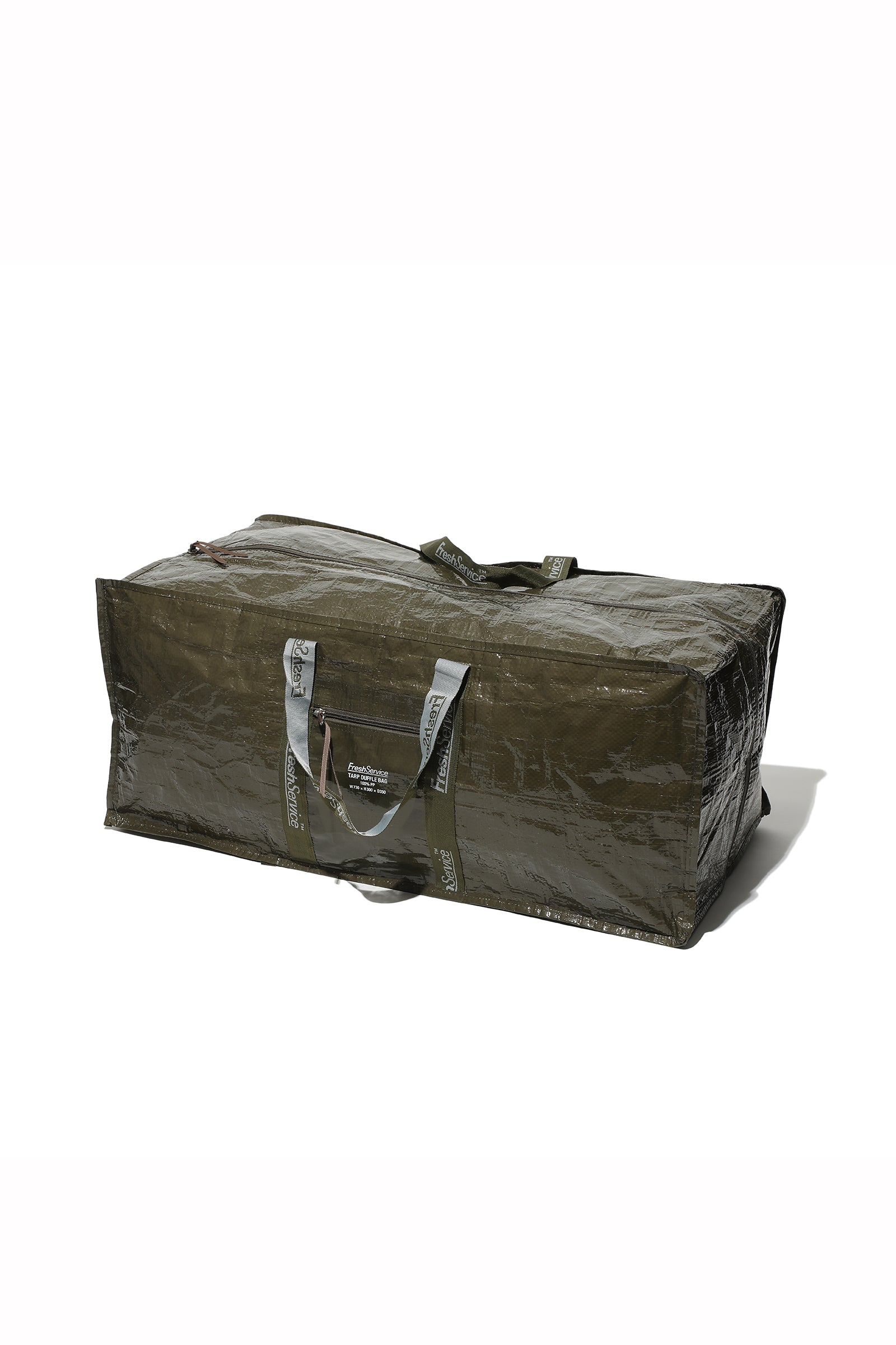 Fresh Service / TARP DUFFLE BAGKhaki redtriangle