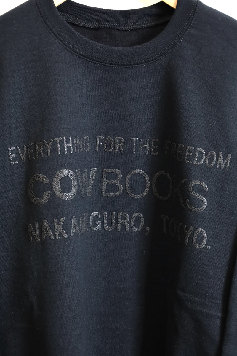 COW BOOKS/Book Vendor Sweatshirt (Logo/Black)